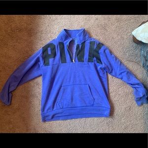 Pink Victoria’s Secret Quarter Zip Hoodie